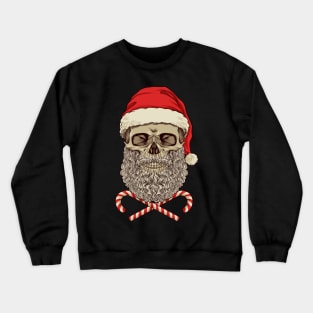 skull santa Crewneck Sweatshirt